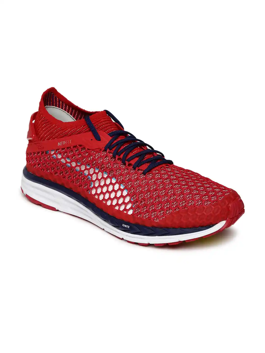 Buy Puma Men Red Speed IGNITE NETFIT Running Shoes Sports Shoes
