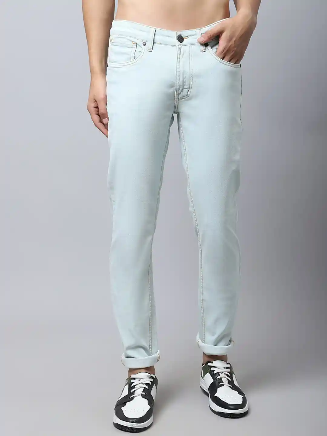 Buy Cantabil Men Blue Mid Rise Jeans Jeans for Men 20425150 Myntra