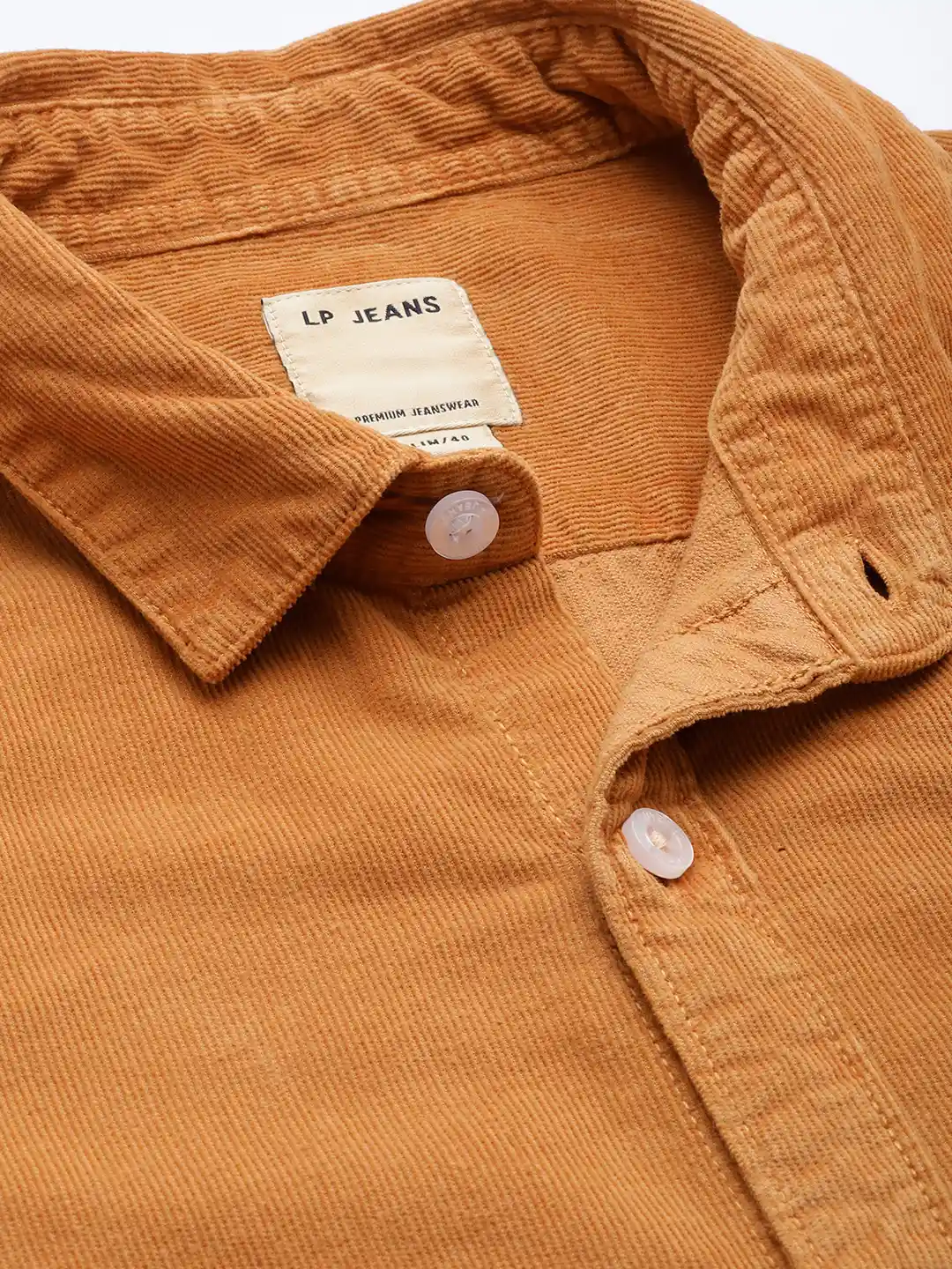 Buy Louis Philippe Jeans Men Pure Cotton Corduroy Slim Fit Casual