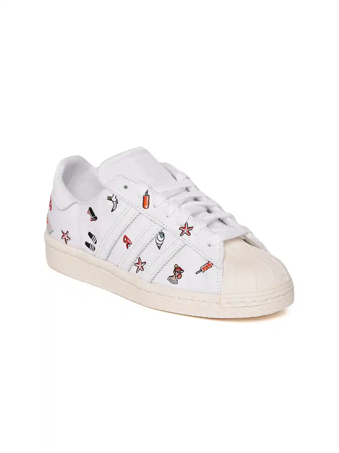 Buy ADIDAS Originals Women White Superstar 80S Embroidered