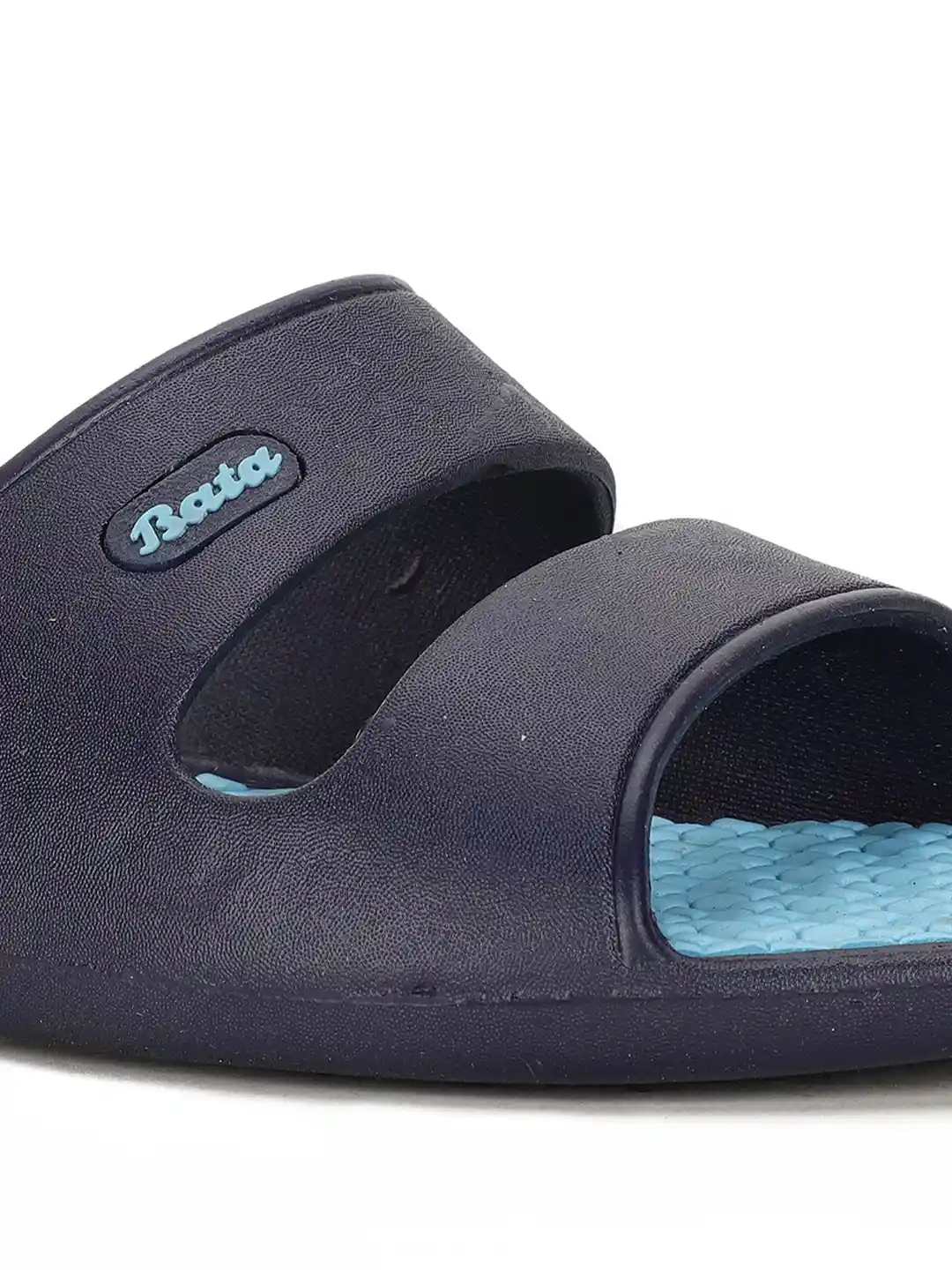 Buy Sandak by Bata Women Blue Sliders Flip Flops for Women