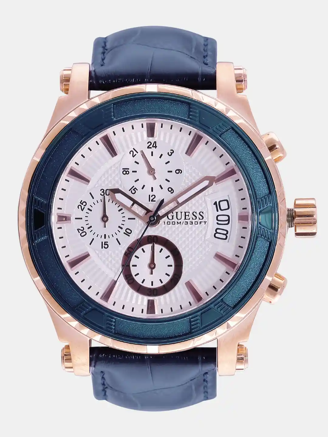 Buy GUESS Men Off-White Chronograph Watch W0673G6 Watches for