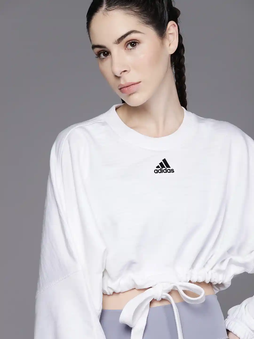 Buy ADIDAS Dance Versatile Sustainable Brand Logo Printed Crop