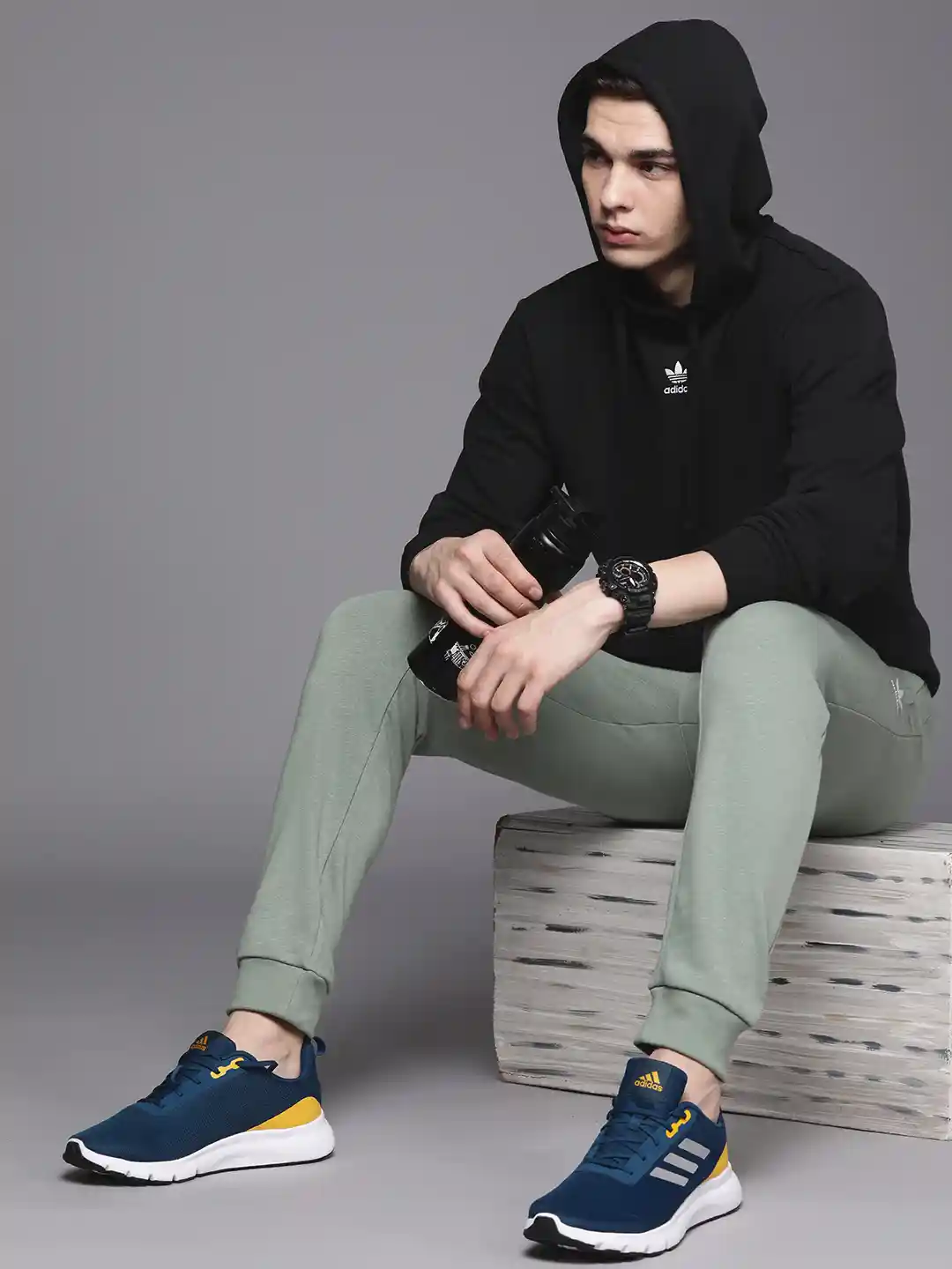 Buy ADIDAS Originals Hemp Essential Hooded Sweatshirt