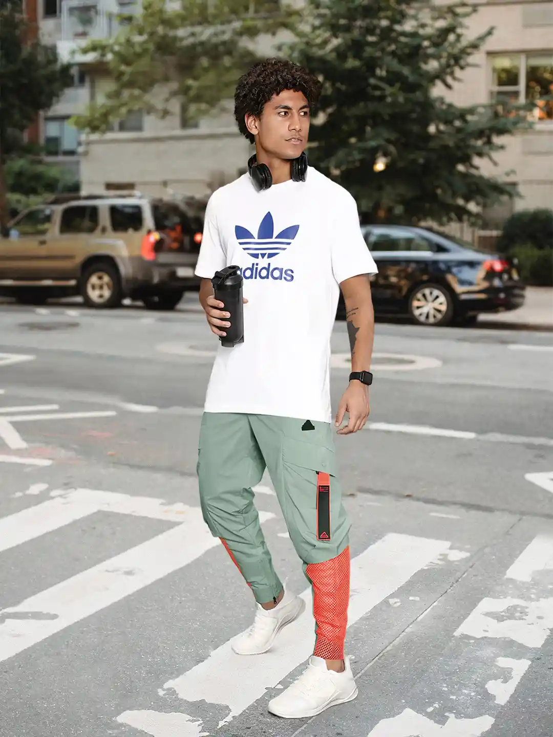 Buy ADIDAS Men City Escape Premium Water-Repellant Track Pants