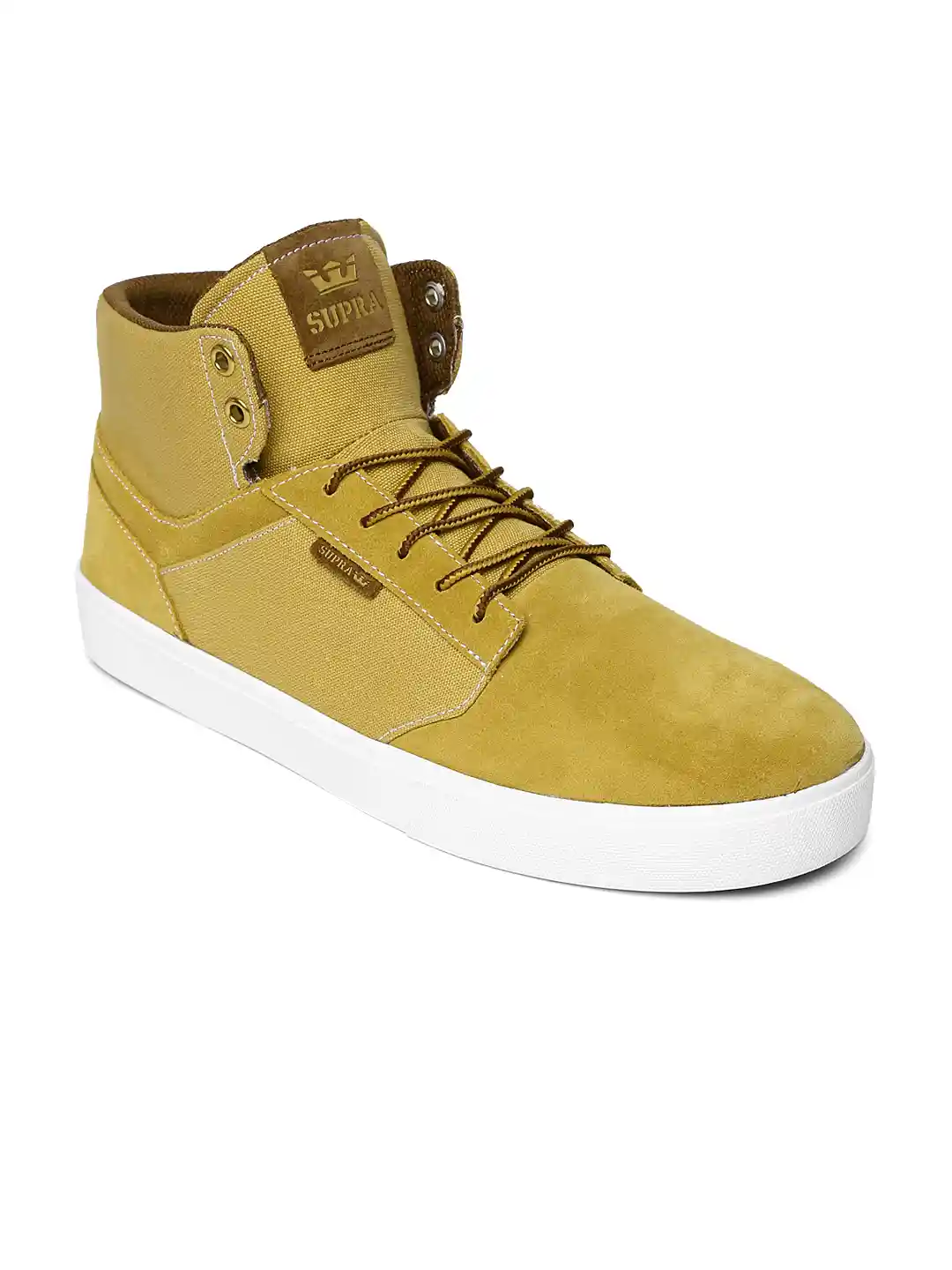 High Tops Supra Yellow Shoes Supra Men Mustard Yellow YOREK