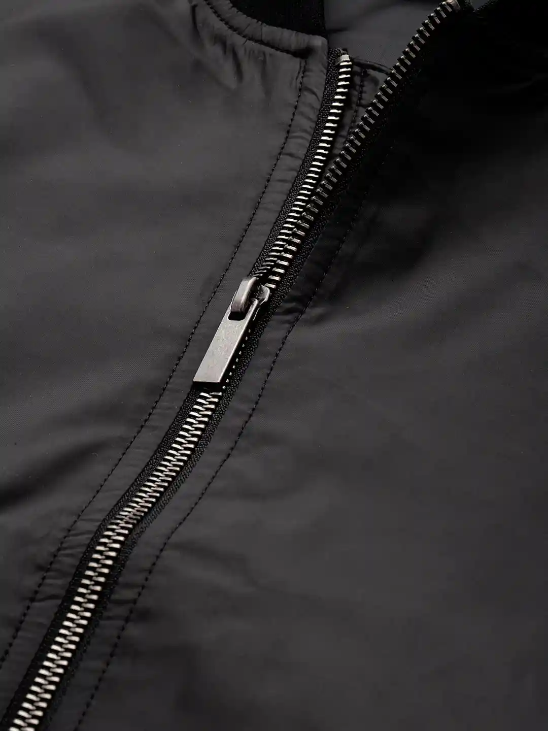 Buy FOREVER 21 Men Black Solid Lightweight Bomber Jacket - Jackets