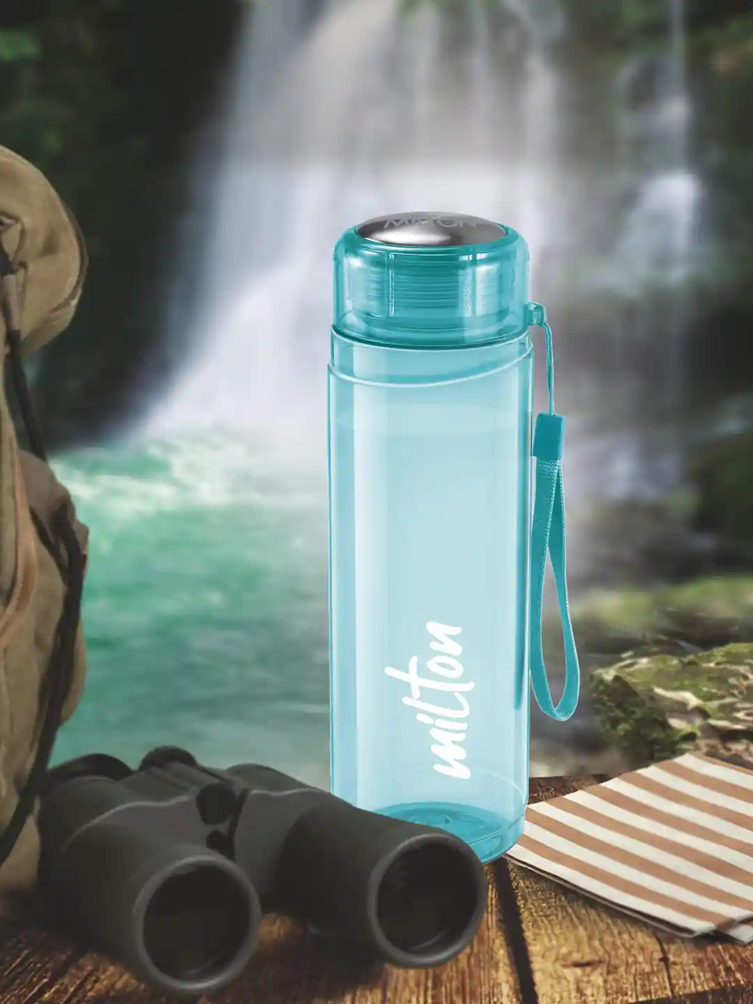 Buy Milton Hector Blue Solid Plastic Spill Proof Water Bottle 1L