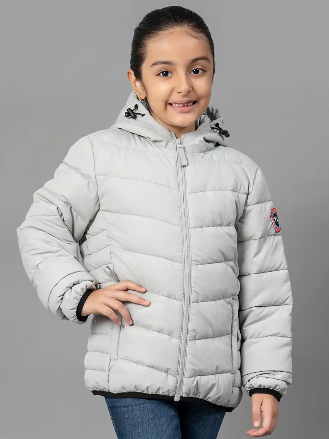 Buy Red Tape Kids Grey Padded Jacket Jackets for Unisex Kids