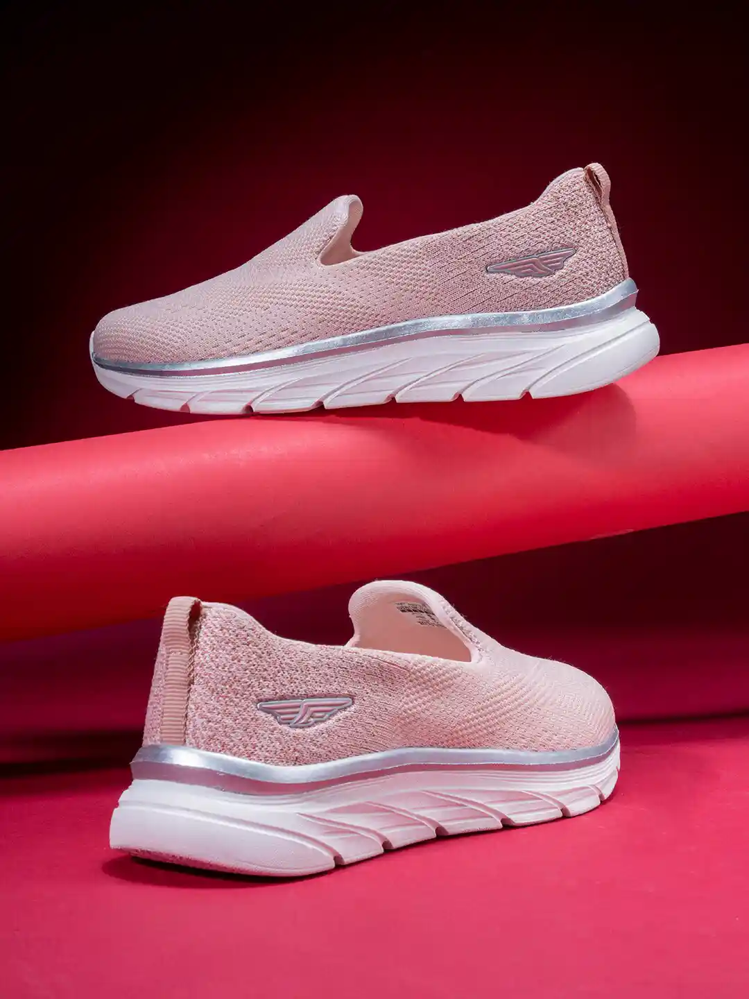 Buy Red Tape Women Pink Textile Walking Shoes Sports Shoes for - Main Image