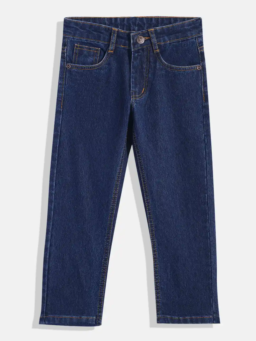 Buy Urbano Juniors Boys Navy Blue Solid Slim Fit Stretchable Jeans