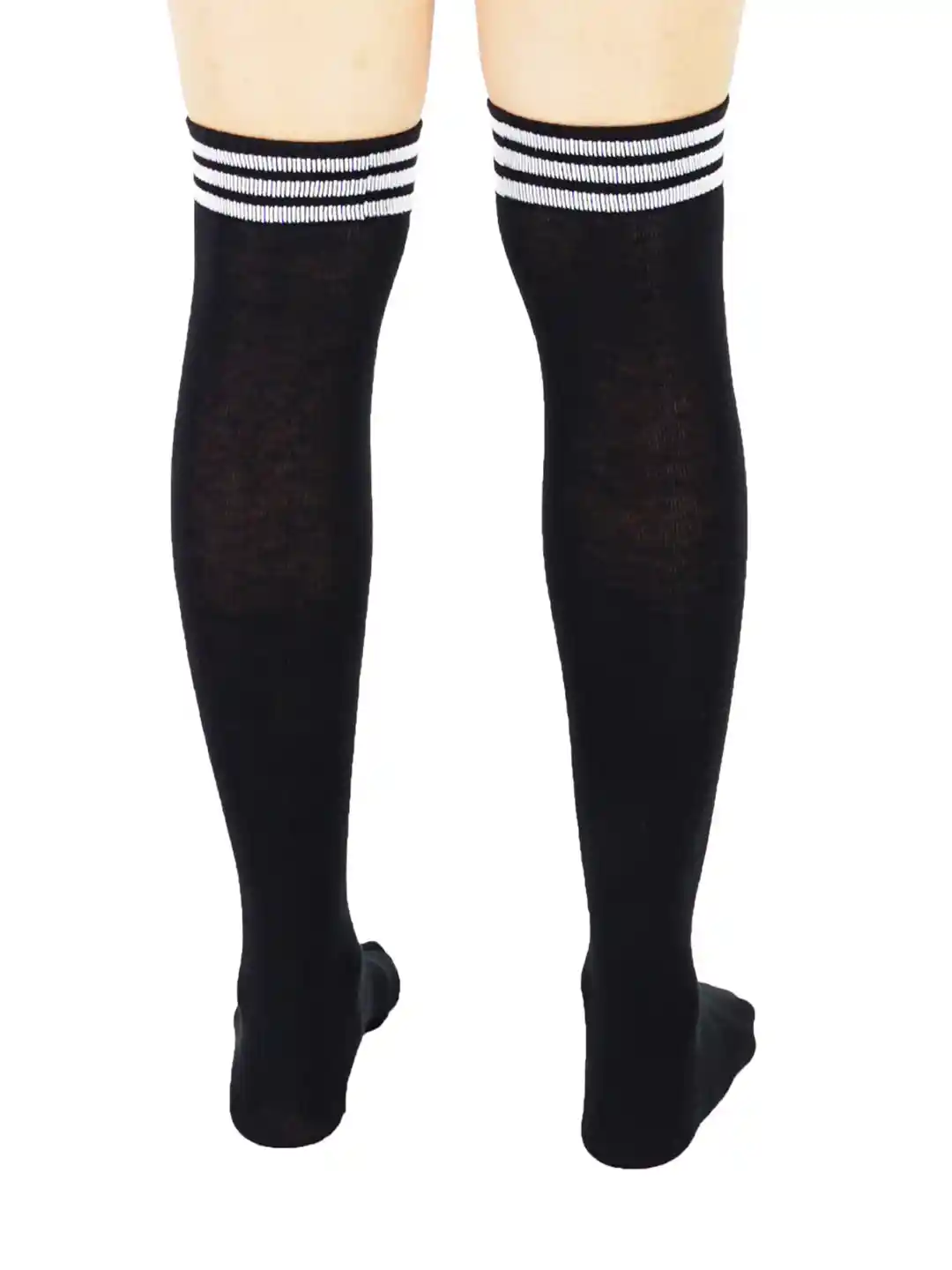 Buy ROYAL CLASS Women Black Solid Above Knee Length Socks