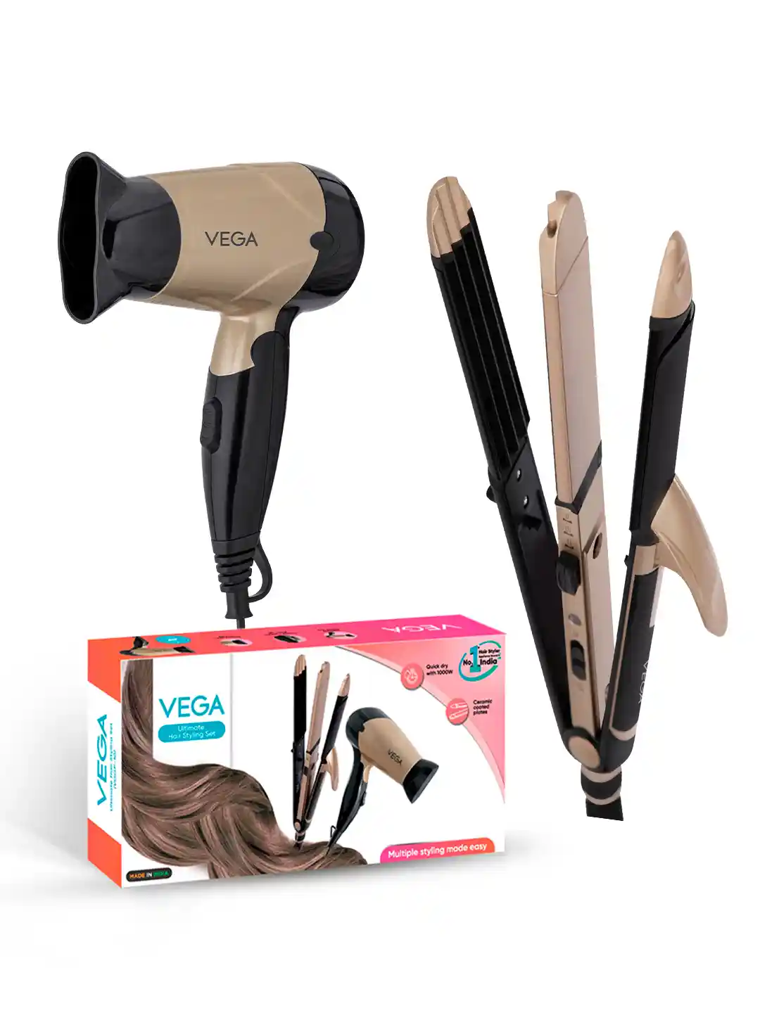 hair trimmer hair straightener dryer and curler combo