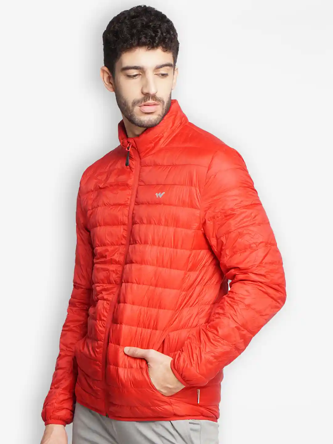 Wildcraft Men Red Down Fill Water Resistant Outdoor Puffer Jacket