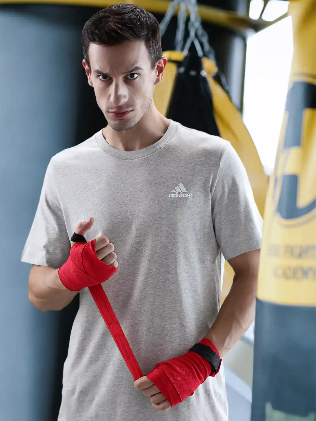 Buy ADIDAS Single Jersey Small Logo Pure Cotton T-shirt Tshirts