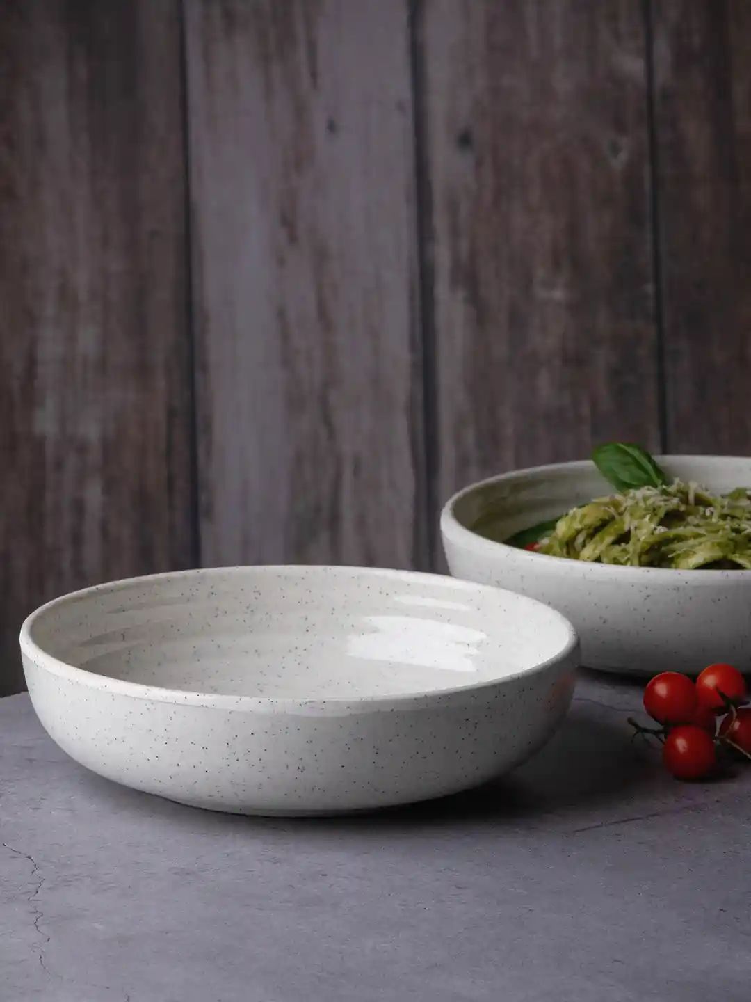 Buy GOODHOMES White Set of Textured Melamine Dishwasher Safe