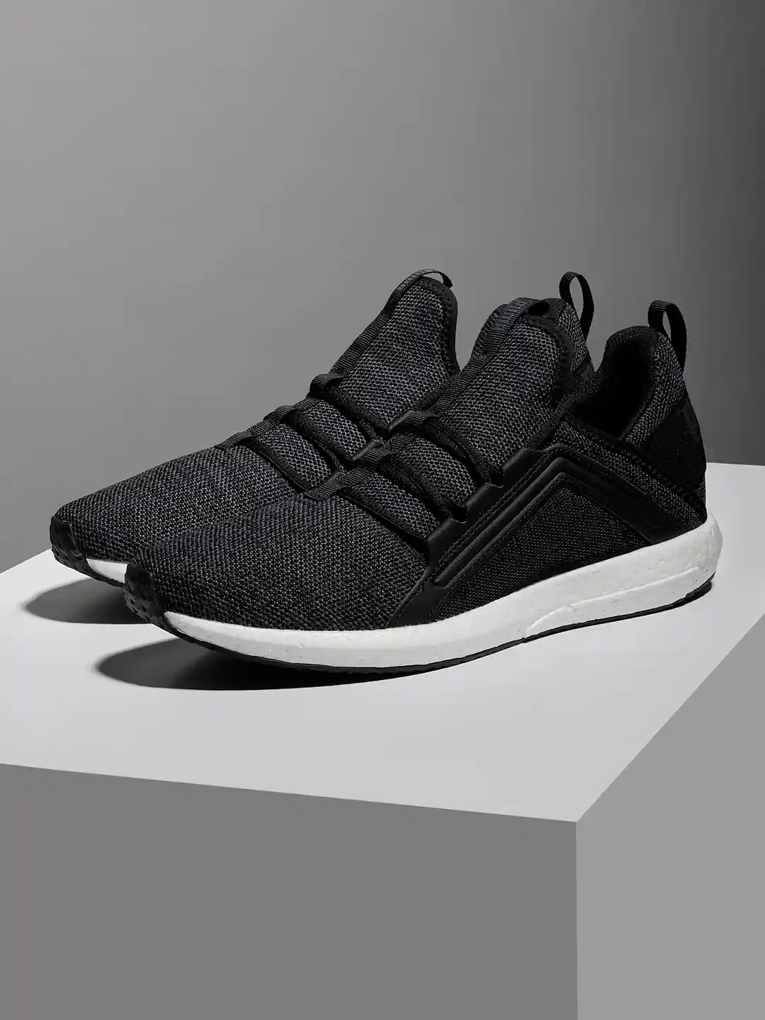 Buy Puma Men Grey Mega NRGY Knit Running Shoes Sports Shoes for