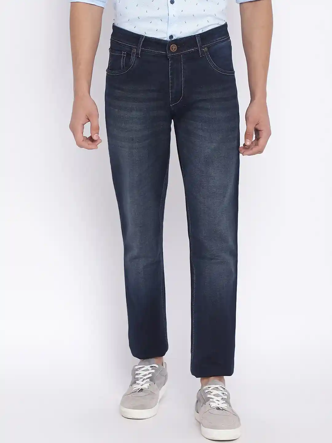 Buy Cantabil Men Blue Jean Light Fade Jeans Jeans for Men