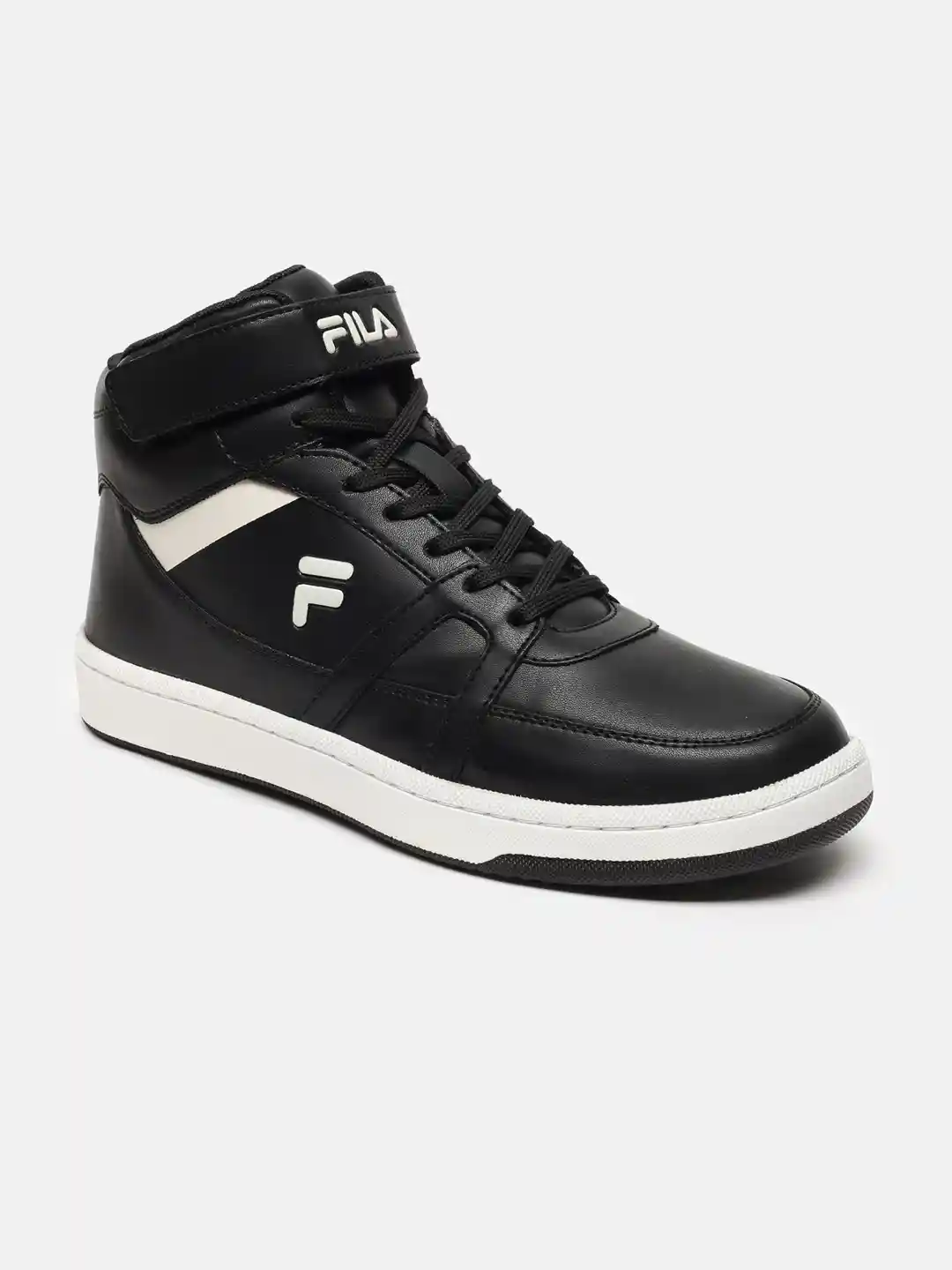 Buy FILA Men Black High-Top Sneakers Casual Shoes for Men
