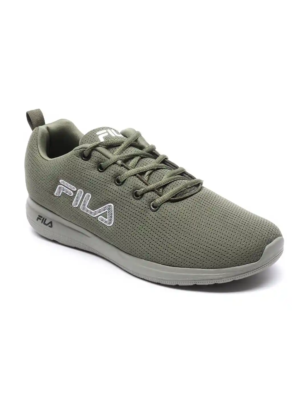 Buy FILA Men Olive Green Running Non-Marking Sport Bomer Shoes