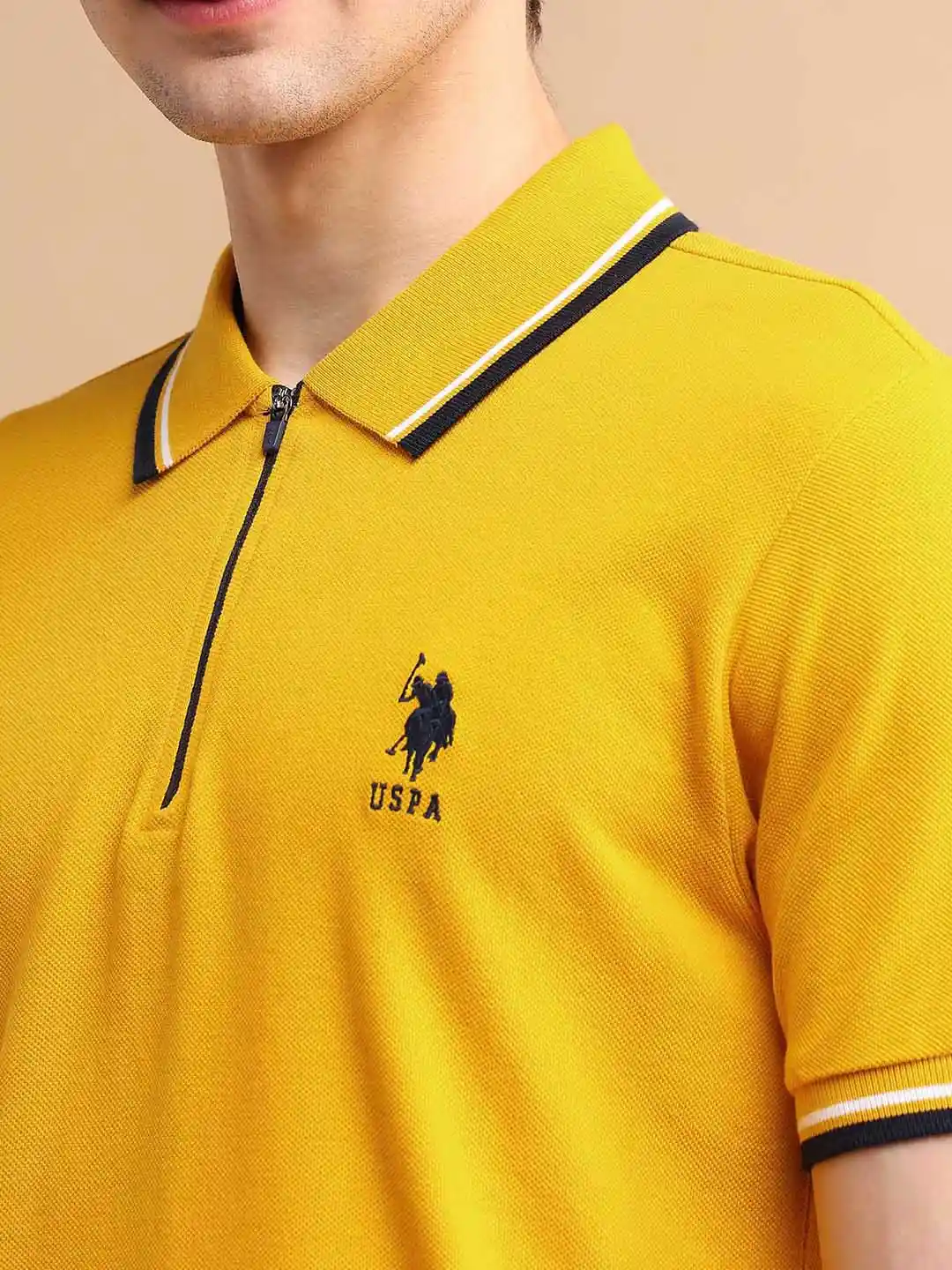 Flipkart Polo Boys Jacket Buy Polo Men Yellow Zipper Polo Collar