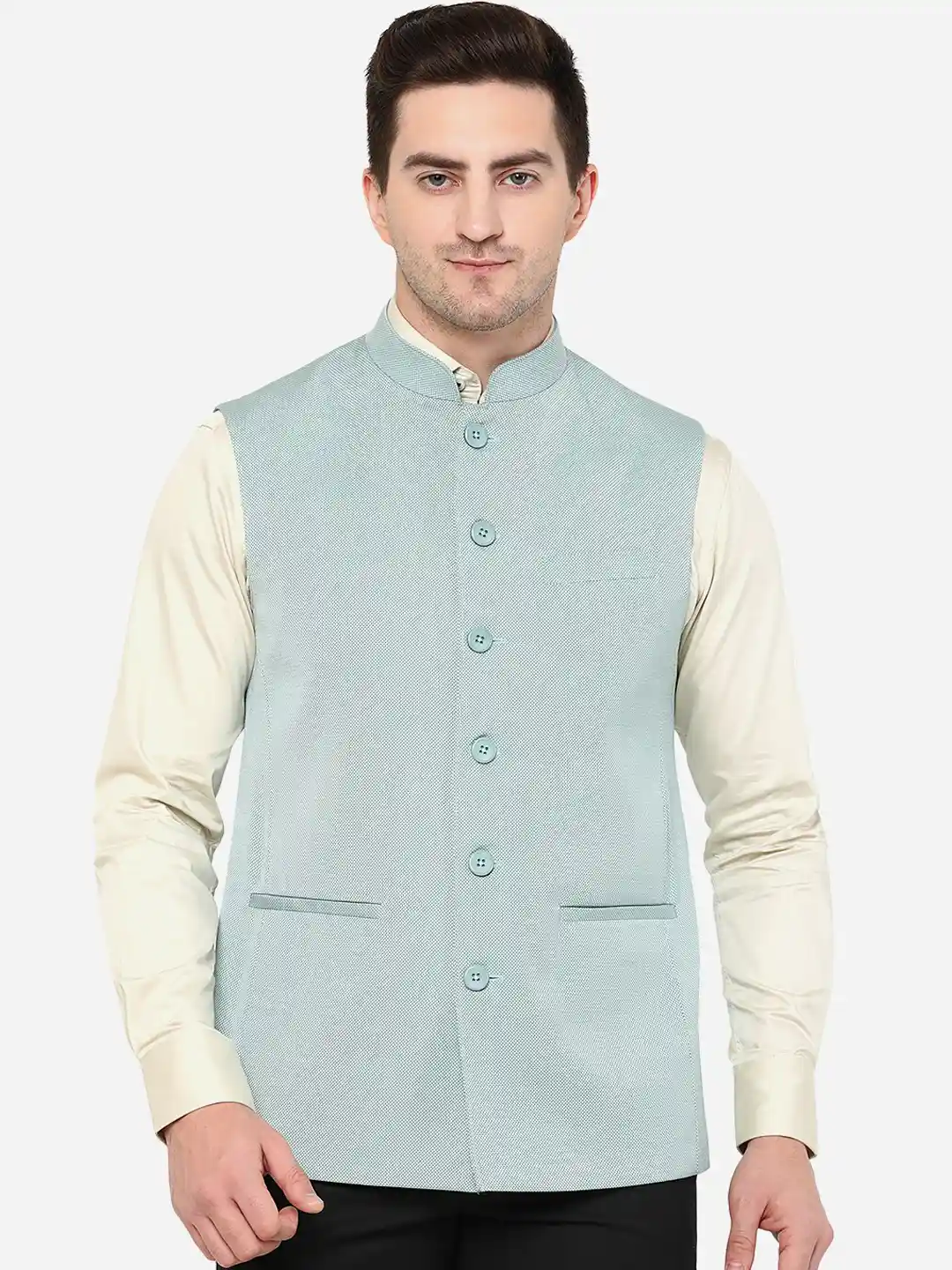 Buy MODI JACKET Men Green Nehru jacket Nehru Jackets for Men