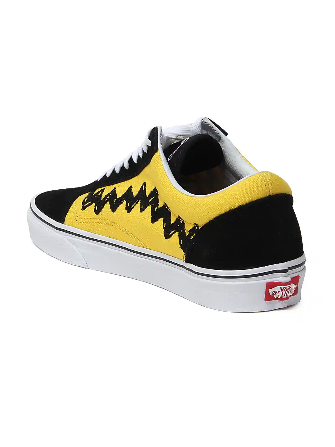 Buy Vans Unisex Yellow Black Printed Old Skool Sneakers Casual