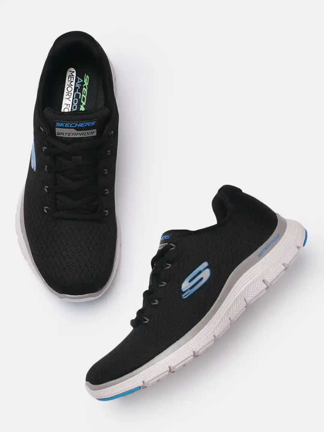 Buy Skechers Men Waterproof Air-Cooled Memory Foam Sneakers