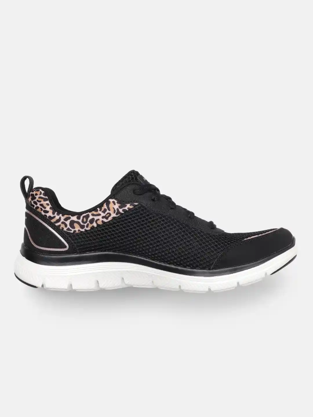 Skechers Flex Appeal Leopard Print Skechers Skechers Women Black