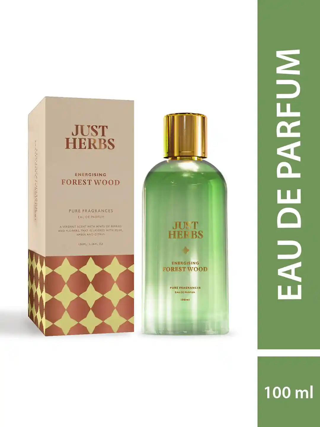 Buy Just Herbs Energizing Forest Wood Longwearing Eau De Parfum