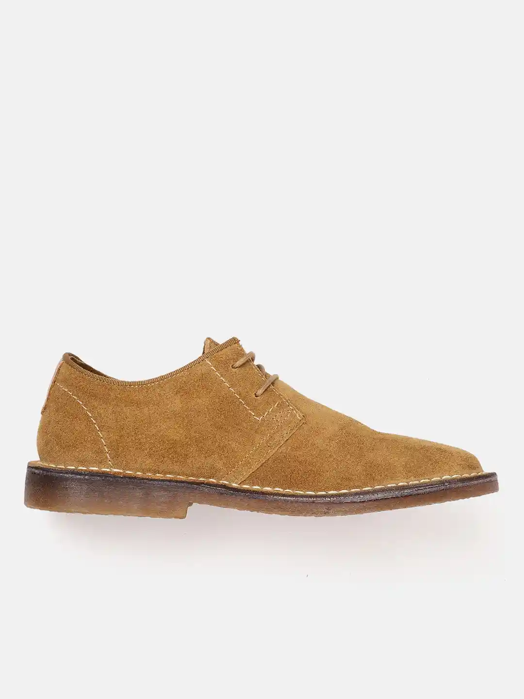 Buy Woodland Men Tan Brown Suede Smart Casual Derbys Casual
