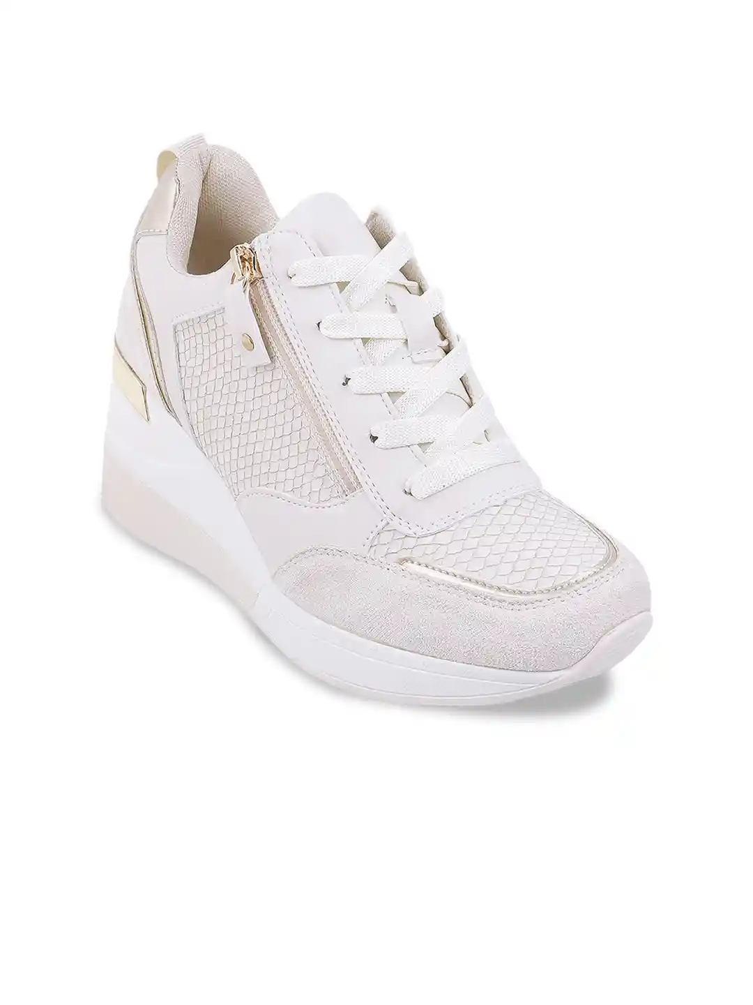 Buy Metro Women White High-Top Sneakers Casual Shoes for Women
