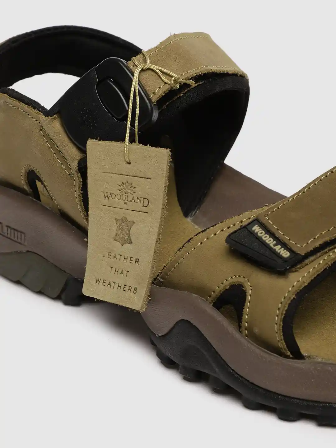 Khaki Sandals Woodland Leather Sandals For Men Buy Woodland Men