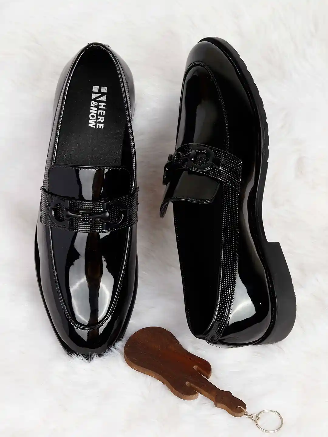 Buy HERE&NOW Men Black Formal Shoes Formal Shoes for Men