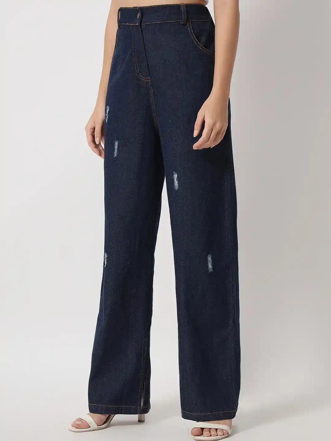 Buy Orchid Blues Women Blue Denim Jacket With Jeans Co-Ords for