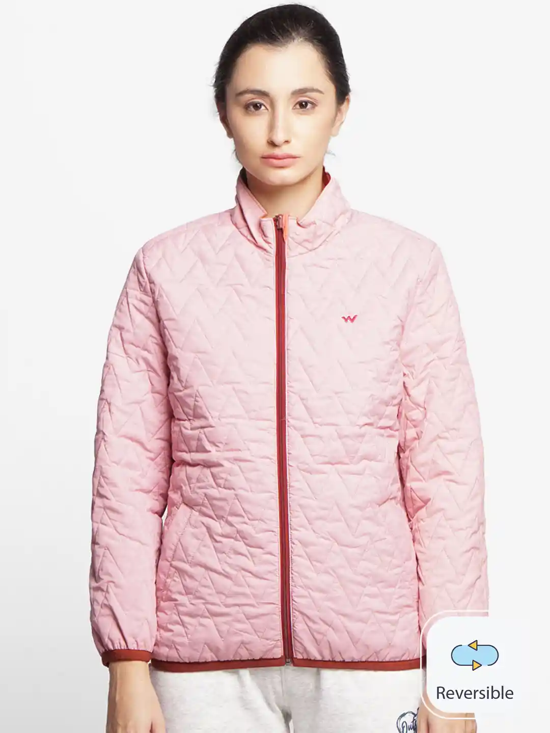 Puffer Jackets Wildcraft Full Sleeve Solid Women's Jacket Van