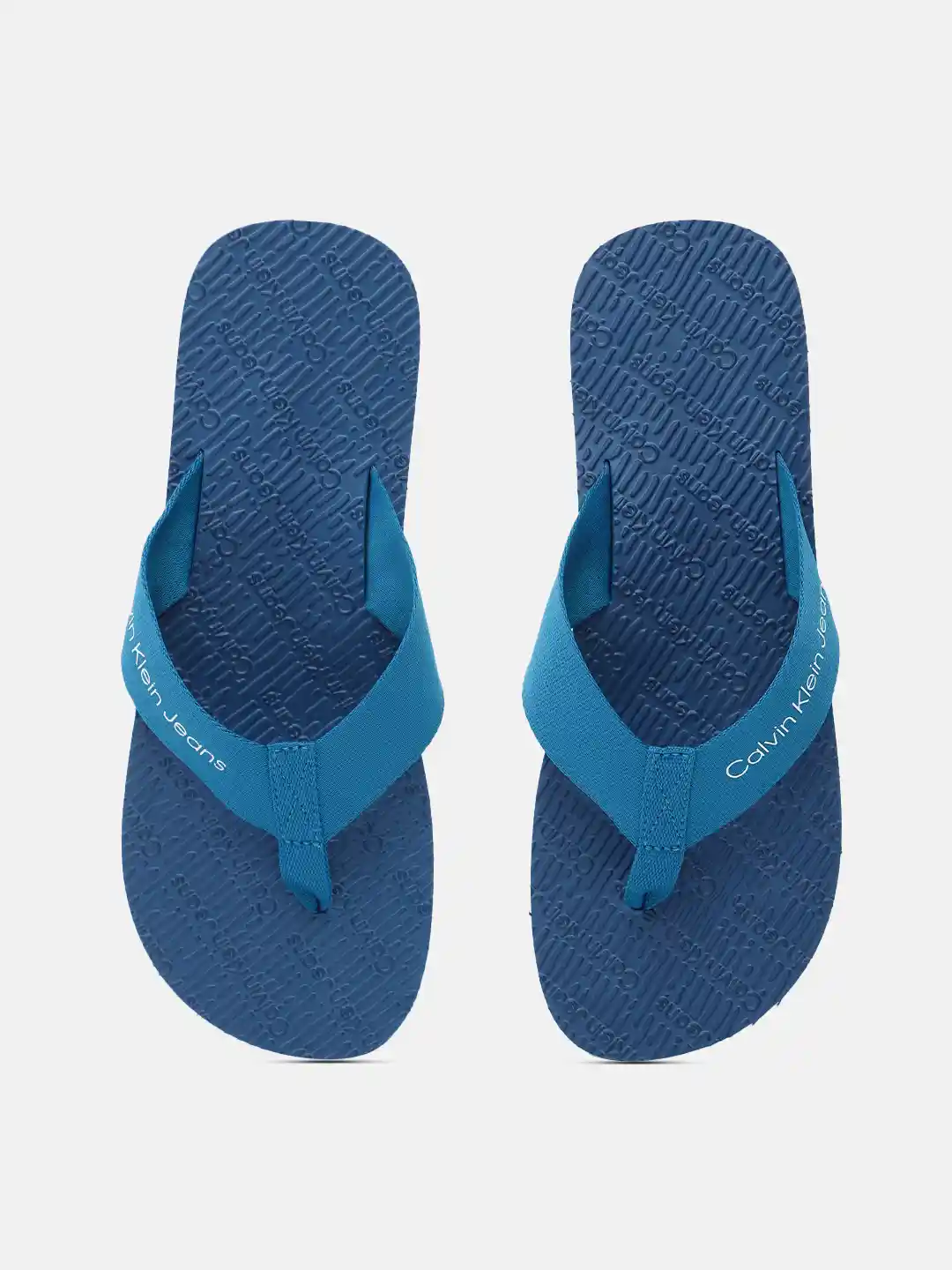 Buy Calvin Klein Jeans Men Brand Logo Print Thong Flip-Flops