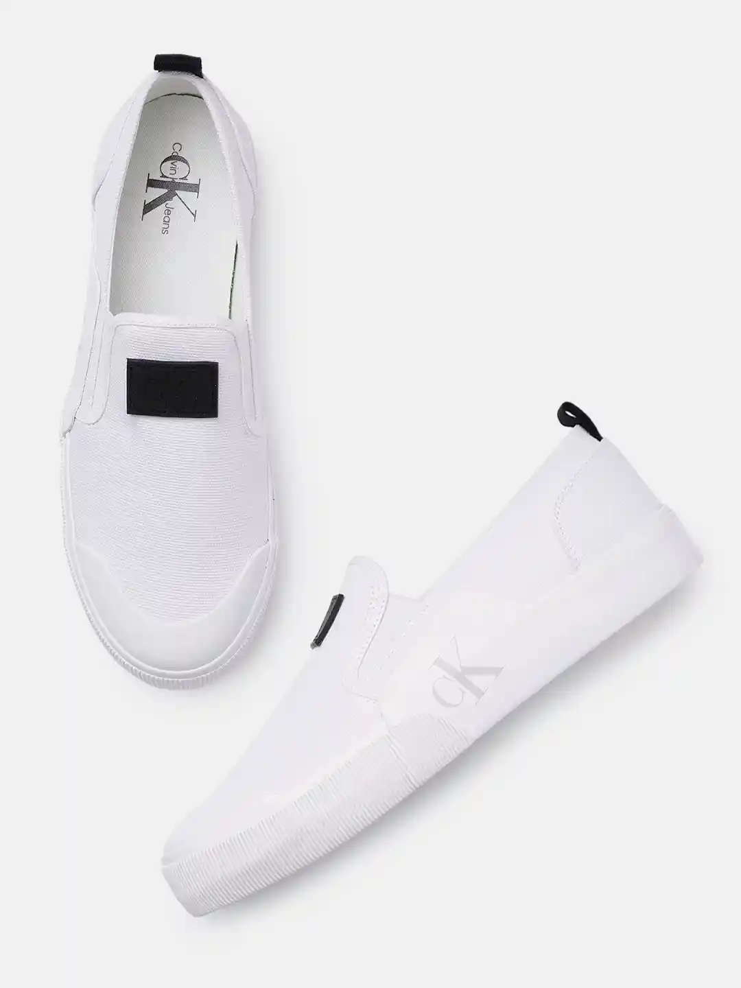 White Sneakers Calvin Klein Jeans Shoes Men Calvin Klein Jeans Men