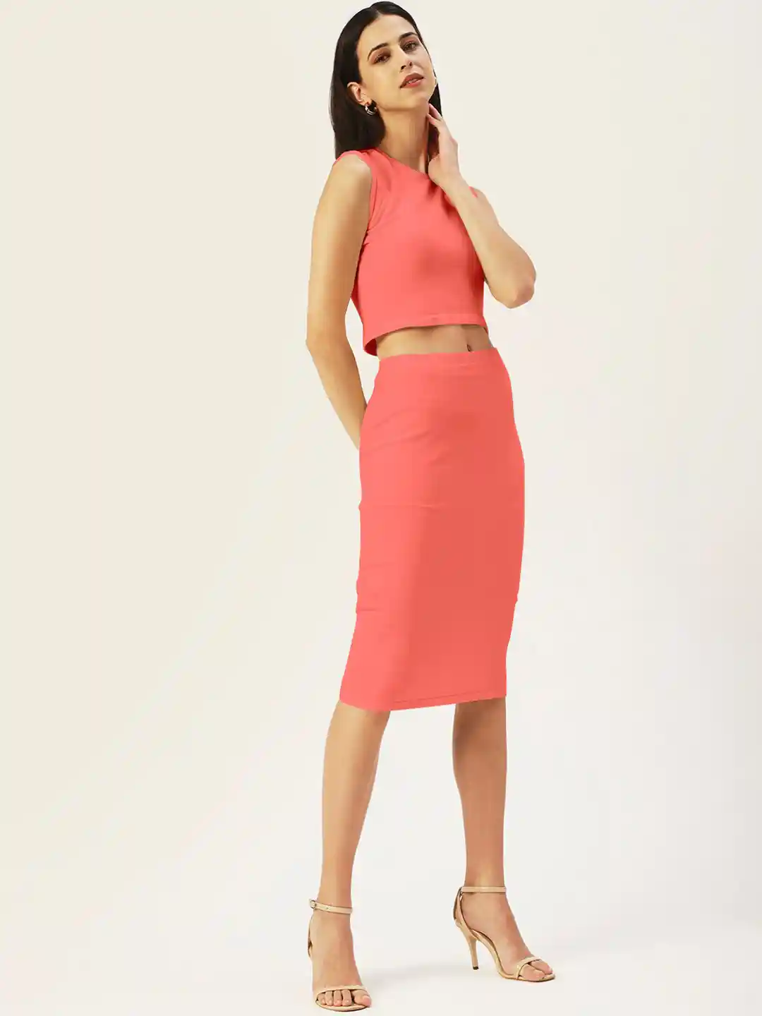 Buy DressBerry Women Knitted Knee Length Pencil Skirt Skirts for