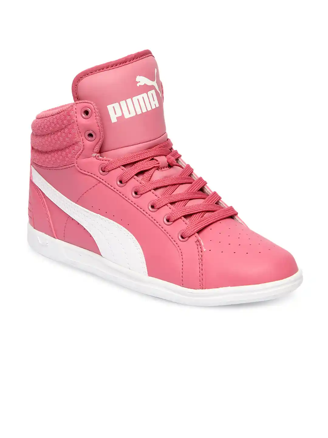 Buy Puma Girls Pink Ikaz Mid v2 Jr Mid-Top Sneakers Casual Shoes