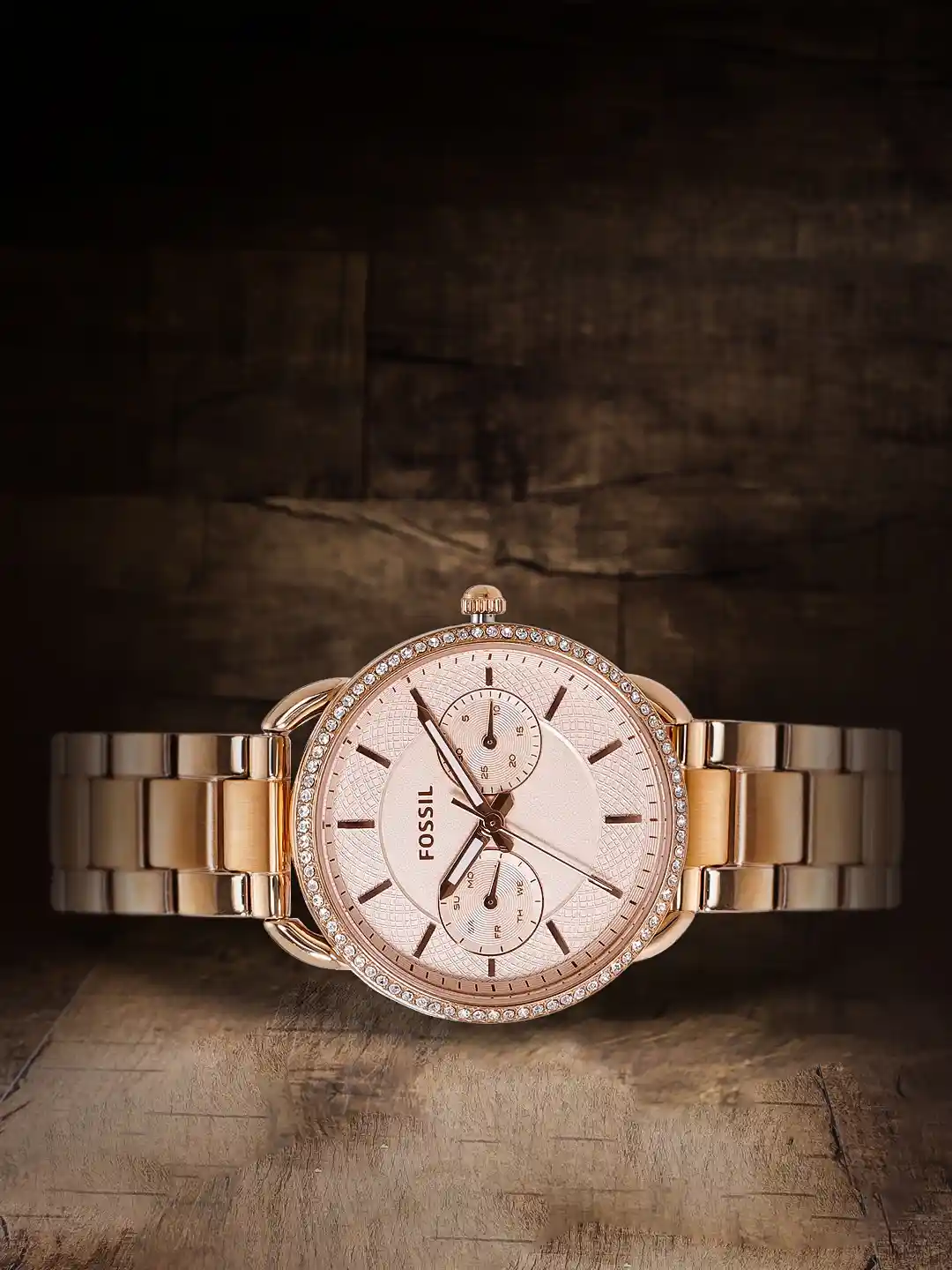 Fossil Women's Fossil Tailor Watch Rose Gold Fossil TAILOR