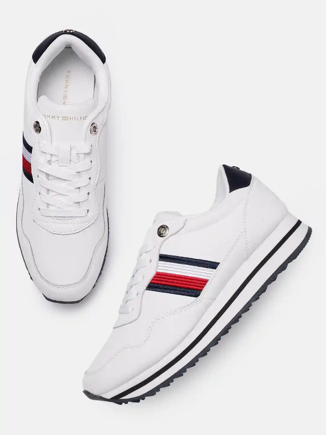 Buy Tommy Hilfiger Women Leather Sneakers Casual Shoes for Women