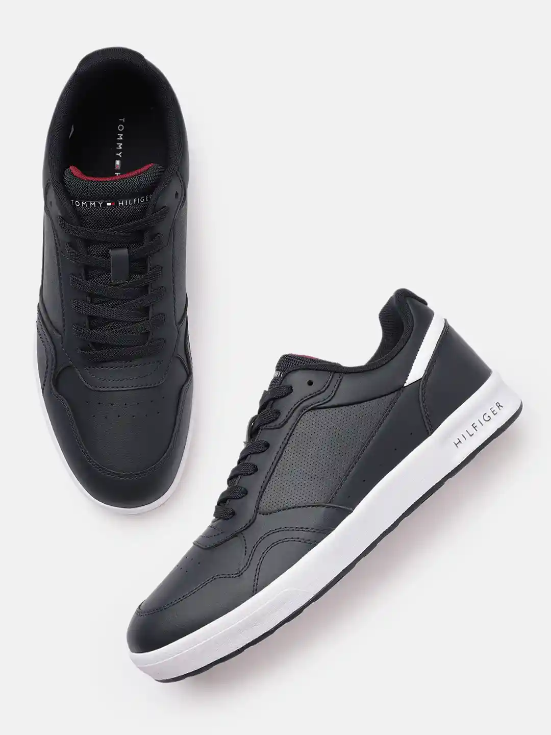 Buy Tommy Hilfiger Men Lightweight Leather Sneakers Casual Shoes