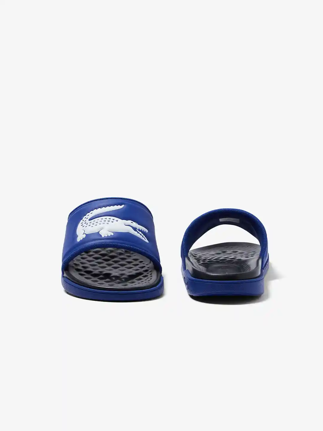 Buy Lacoste Men Croco Dualiste Synthetic Color Contrast Sliders