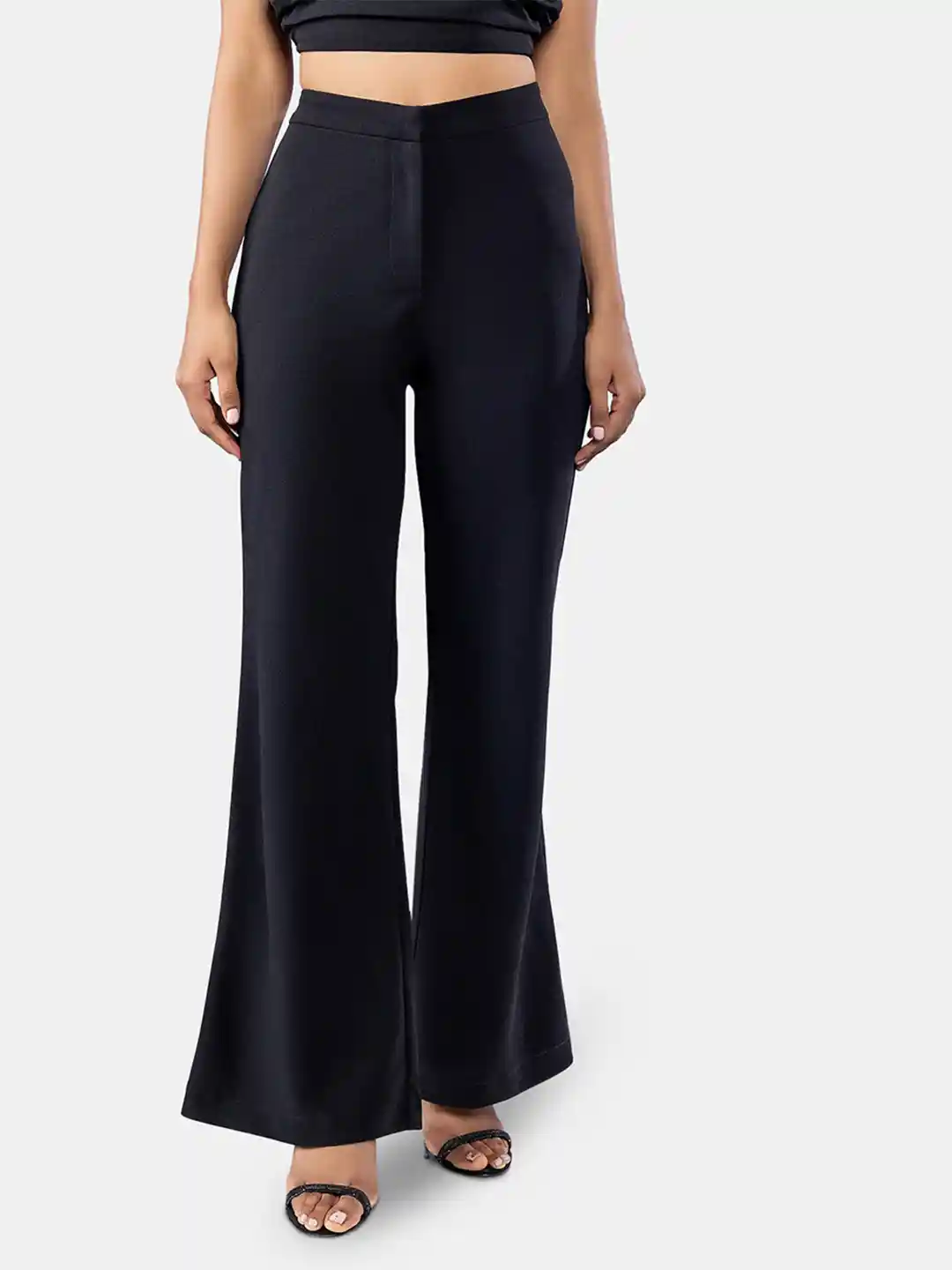 Buy 20Dresses Women High-Rise Bootcut Trouser - Trousers for