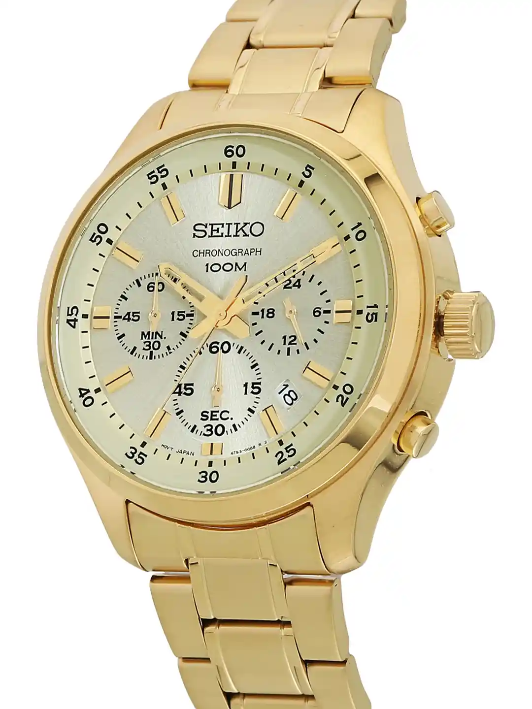 Buy SEIKO Men Gold-Toned Chronograph Analogue Watch SKS592P1