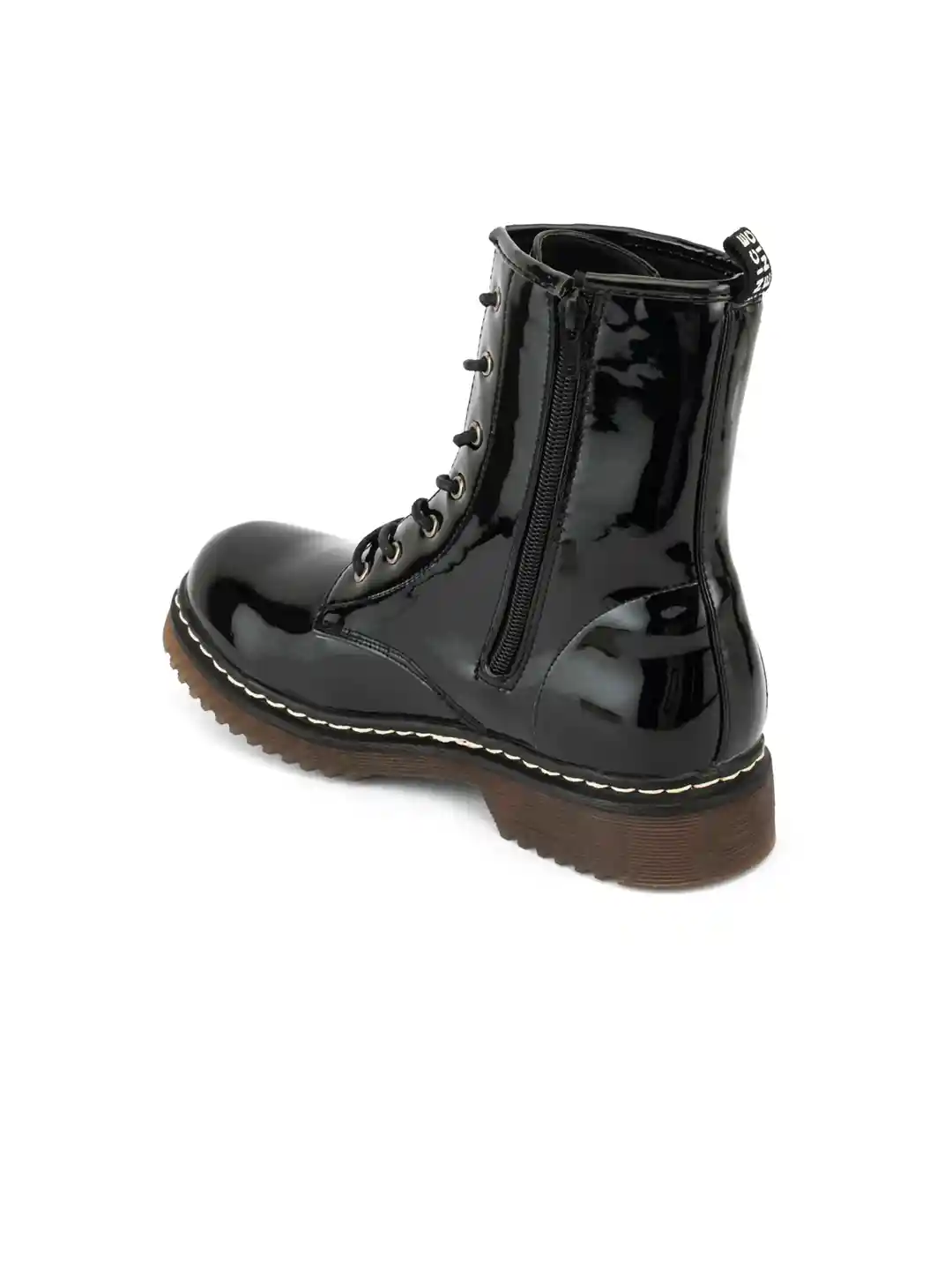 Ankle Boots Moon Boots Lack Schwarz Truffle Collection Women Black