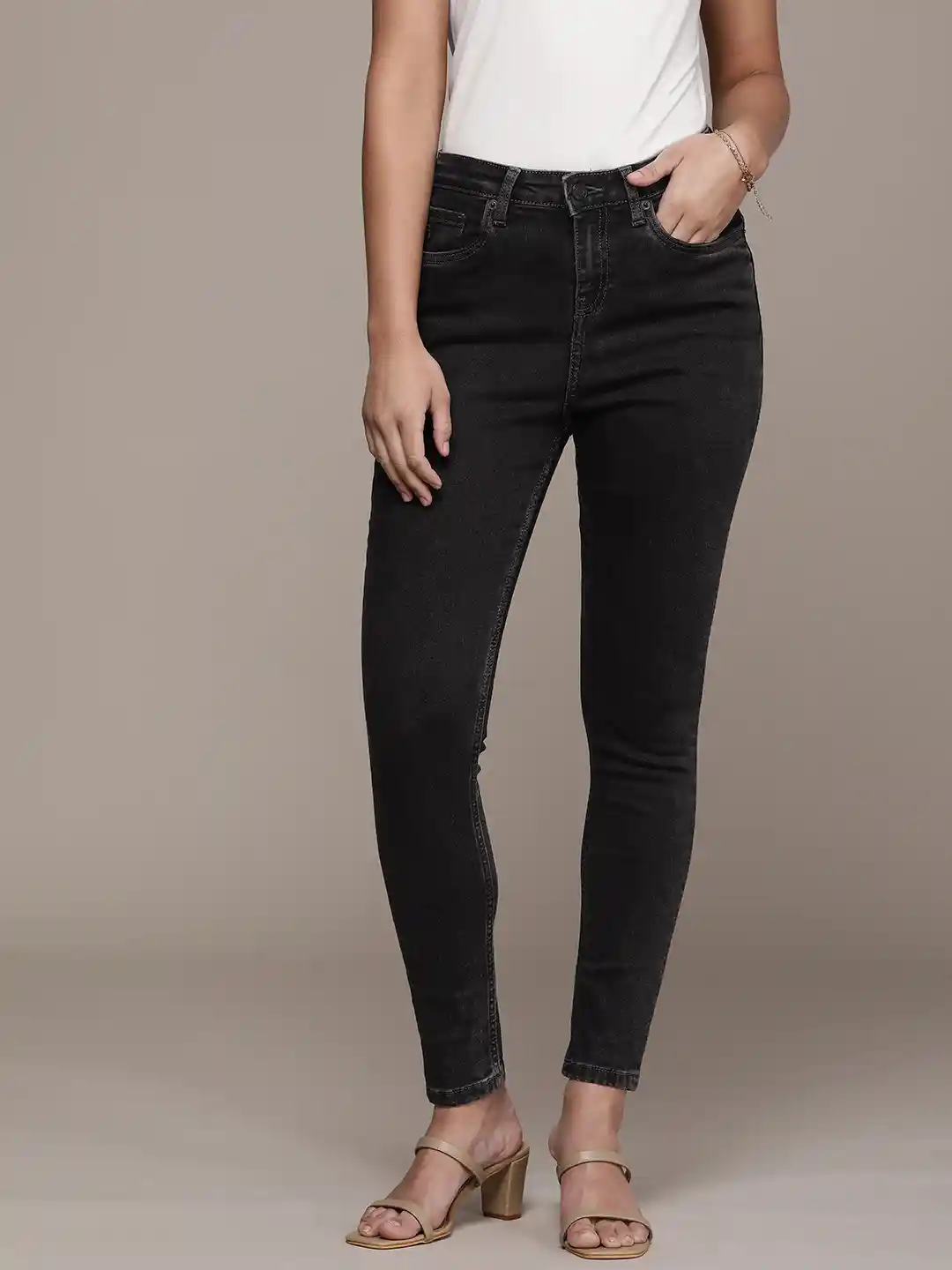 Buy French Connection Women Skinny Fit Light Fade Stretchable