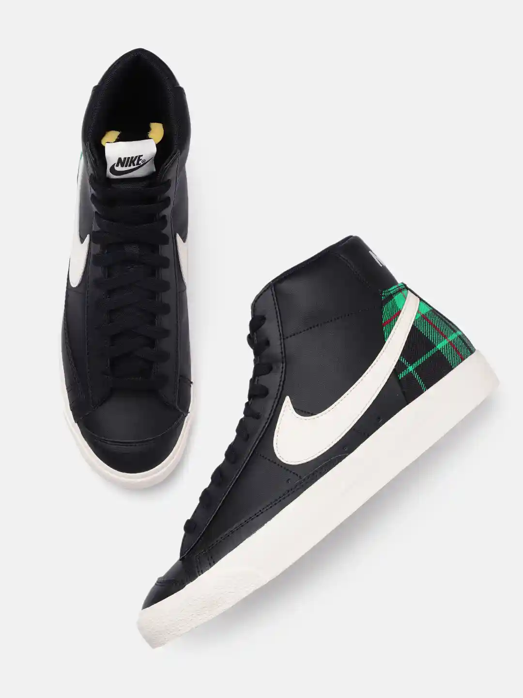 Buy Nike Men Solid Leather Blazer '77 Premium Mid-Top Sneakers