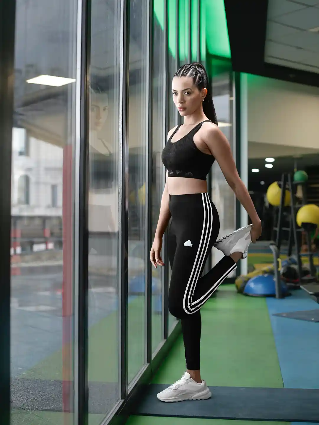 Future Icons Adidas Stripes Leggings Outfit ADIDAS Women FI Solid